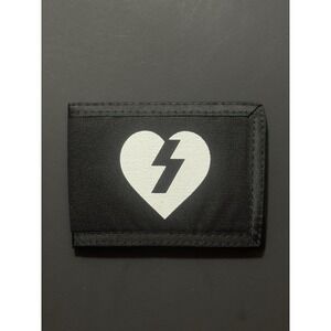 Y2K Mystery Skateboarding Black Canvas Wallet